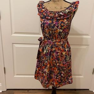 Mossimo TARGET size S orange multi colored dress, excellent condition